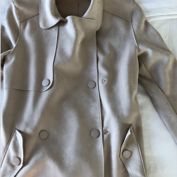 Zara Tan Suede Jacket - Picture 3 of 5